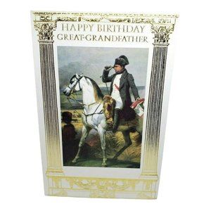 Novo Card Happy Birthday Great Grandfather Napoleon Greeting Card 076884741759